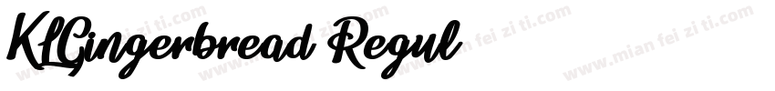 KLGingerbread Regul字体转换